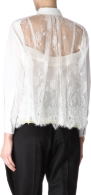 SACAI Lack-back shirt