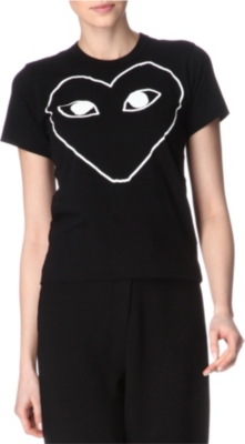 COMME DES GARCONS PLAY Heart-print t-shirt