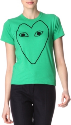 PLAY Heart-print t-shirt