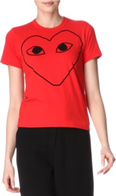 PLAY Heart-print t-shirt
