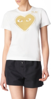 PLAY Metallic heart t&ndash;shirt