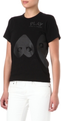 COMME DES GARCONS PLAY Upside down heart t-shirt
