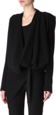 A.F.VANDEVORST Ballad asymmetric draped jacket