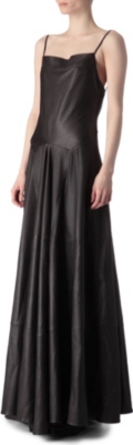 A.F.VANDEVORST Strappy leather gown