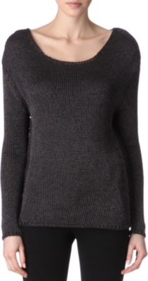 A.F.VANDEVORST Timber metallic jumper