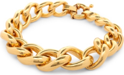 TOM BINNS Delon 24ct gold-plated bracelet