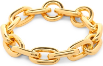 TOM BINNS 24ct gold-plated chain bracelet