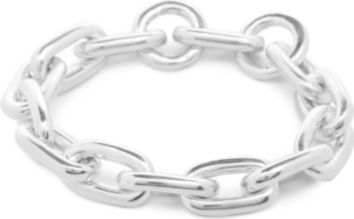 TOM BINNS Sterling silver-plated chain bracelet