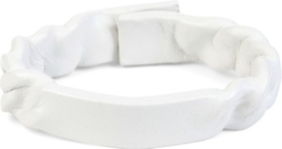 NATALIA BRILLI Gourmette leather chain bracelet