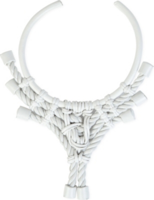 NATALIA BRILLI Karuta leather necklace
