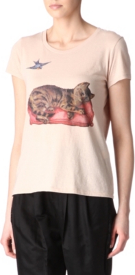 UNDERCOVER Cat-print t-shirt