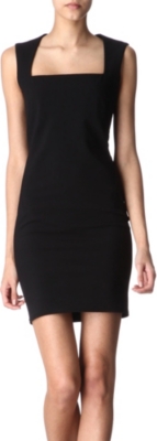 THIERRY MUGLER Square-neck dress