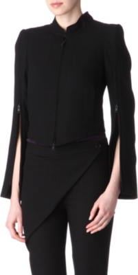 ANN DEMEULEMEESTER Zipped-sleeves jacket