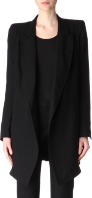 ANN DEMEULEMEESTER Light wool blazer