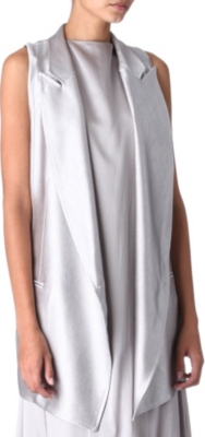 ANN DEMEULEMEESTER Textured waistcoat