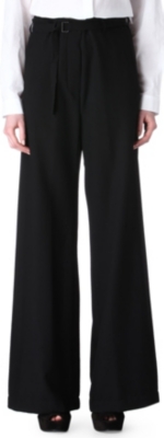 ANN DEMEULEMEESTER Wide-leg trousers