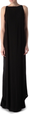 ANN DEMEULEMEESTER Draped gown