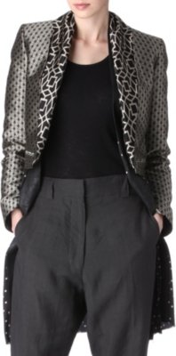 HAIDER ACKERMANN Cropped jacquard jacket