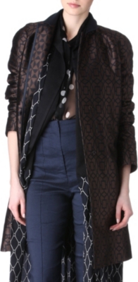 HAIDER ACKERMANN Star jacquard coat