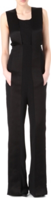 HAIDER ACKERMANN Silk trousers with braces