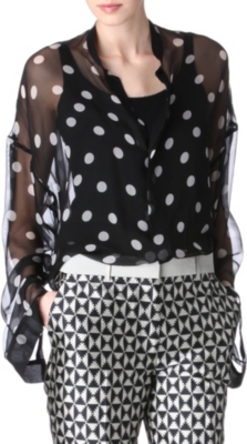 HAIDER ACKERMANN Polka-dot silk shirt