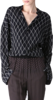 HAIDER ACKERMANN Beauregard printed satin shirt