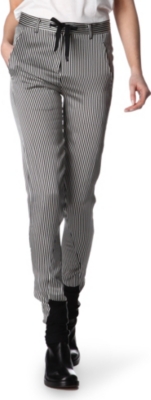 ANN DEMEULEMEESTER Silk-satin trousers