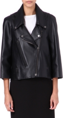 MAISON MARTIN MARGIELA Boxy leather jacket
