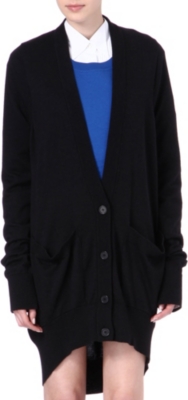 MAISON MARTIN MARGIELA Curved hem cardigan