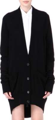 MAISON MARTIN MARGIELA Curved hem cardigan