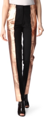 MAISON MARTIN MARGIELA Copper-coated trousers