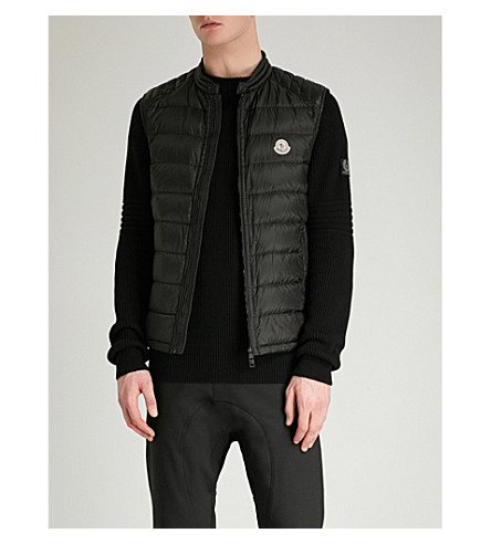moncler black gilet moncler black gilet