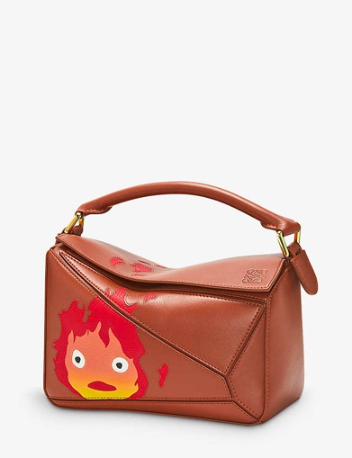 Loewe X Howl's Moving Castle Calcifer Leather Bag Charm