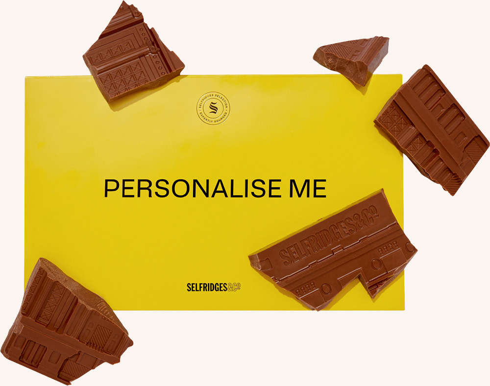 Selfridges Selection personalised chocolate