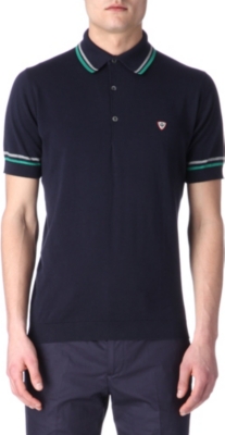 JOHN SMEDLEY Coleman knitted polo shirt