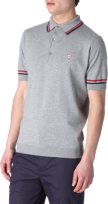 JOHN SMEDLEY Coleman knitted polo shirt