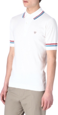 JOHN SMEDLEY Coleman knitted polo shirt