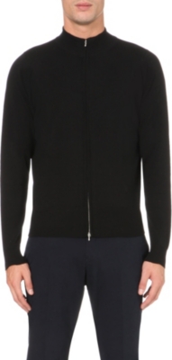 JOHN SMEDLEY Lionel zip–up cardigan