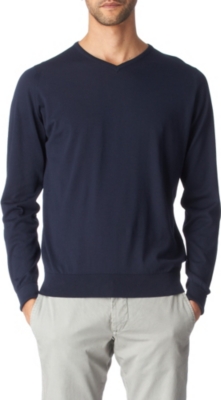 JOHN SMEDLEY Marshall v-neck jumper