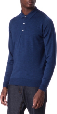 JOHN SMEDLEY Tyburn slim-fit merino-wool polo shirt