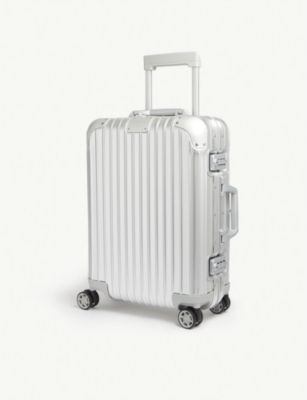 Rimowa Topas Titanium Four Wheel Cabin Suitcase 57cm