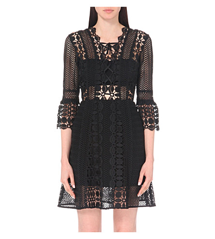 SELF PORTRAIT   Embroidered lace dress