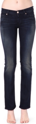 7 FOR ALL MANKIND B Pacific straight mid-rise jeans