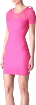 MCQ ALEXANDER MCQUEEN Mesh bodycon dress