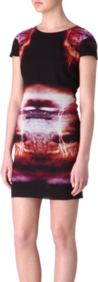 MCQ ALEXANDER MCQUEEN Lightning-print dress