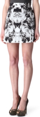 MCQ ALEXANDER MCQUEEN Mirrored Iris skirt