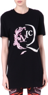 MCQ ALEXANDER MCQUEEN Logo t-shirt dress
