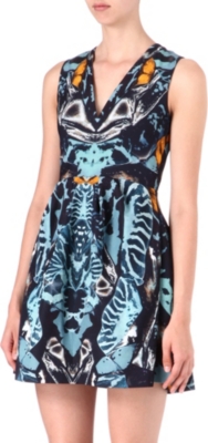 MCQ ALEXANDER MCQUEEN Printed party dress