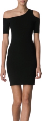 HELMUT LANG Cut-out shoulder dress