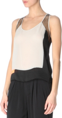 HELMUT LANG Colour-block vest top